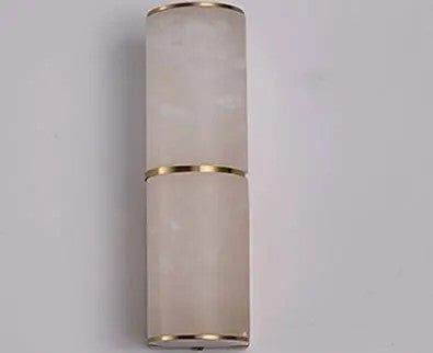 Modern Marble Wall Light  Gold Copper Accent - Product detail 5