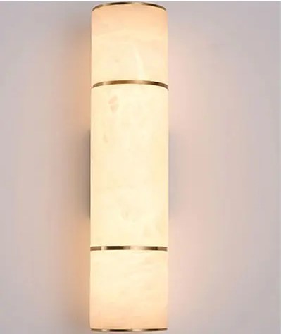 Modern Marble Wall Light  Gold Copper Accent - Product detail 6