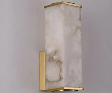 Modern Marble Wall Light  Gold Copper Accent - Product detail 7