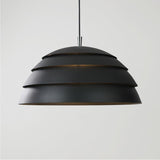 Modern Pendant Light  Black Dome Layered Design - Product detail 9