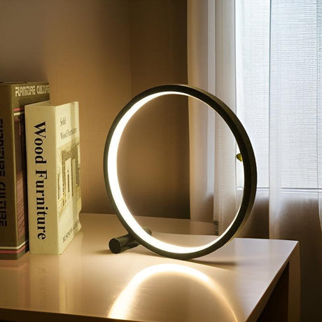 Modern Circle Table Lamp  LED Halo Design - Product detail 8