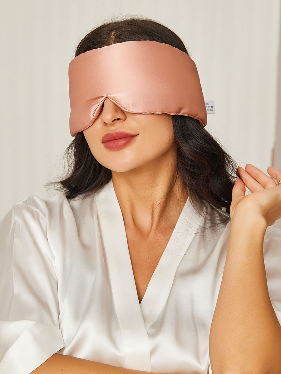 Pure Silk Sleep Mask  Premium Mulberry Eye Cover - Product detail 9