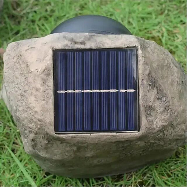 Solar Garden Rock Light  Natural Stone Landscape Illumination - Product detail 6