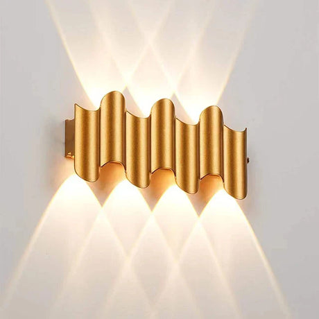 Modern LED Wall Lamp  Curved Metal Dual Light Design - Product detail 7