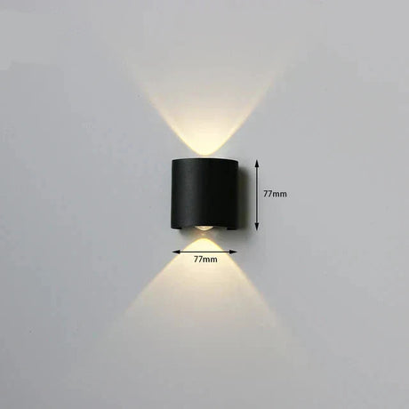 Modern LED Wall Light  Dual Beam Aluminum Sconce - Product detail 8
