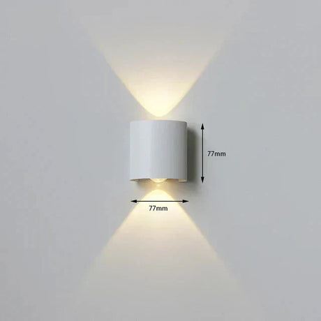 Modern LED Wall Light  Dual Beam Aluminum Sconce - Product detail 7