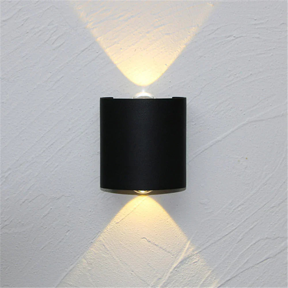 Modern LED Wall Light  Dual Beam Minimalist Design - Detailed view