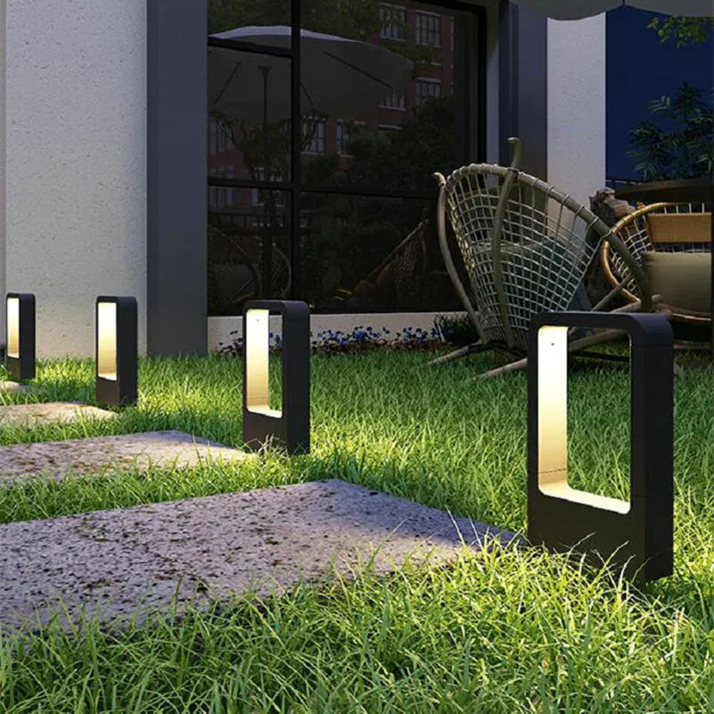 Modern Garden Path Light  Minimalist Aluminum Bollard - Product detail 5