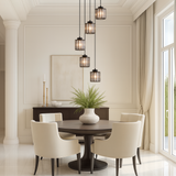 Crystal Stair Pendant Light  5-Tier Glass Cascade Design - Product example