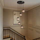 Crystal Stair Pendant Light  5-Tier Glass Cascade Design - Product detail 6