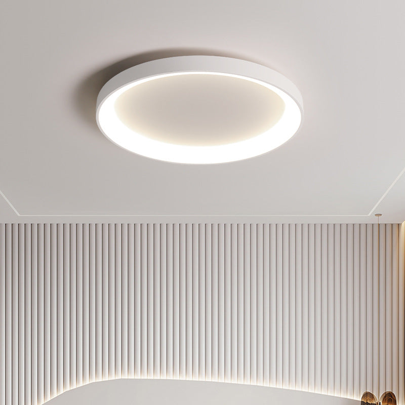 Modern LED Ceiling Light  Black Round Panel With Halo Effect - Product detail 4