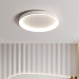 Modern LED Ceiling Light  Black Round Panel With Halo Effect - Product detail 4