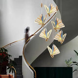 Butterfly Pendant Light  Gold Metal Wing Design - Product detail 5