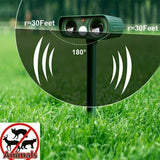 Solar Powered Animal Repeller  Motion Sensor Ultrasonic Defense - Product detail 5