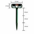 Solar Powered Animal Repeller  Motion Sensor Ultrasonic Defense - Product detail 6