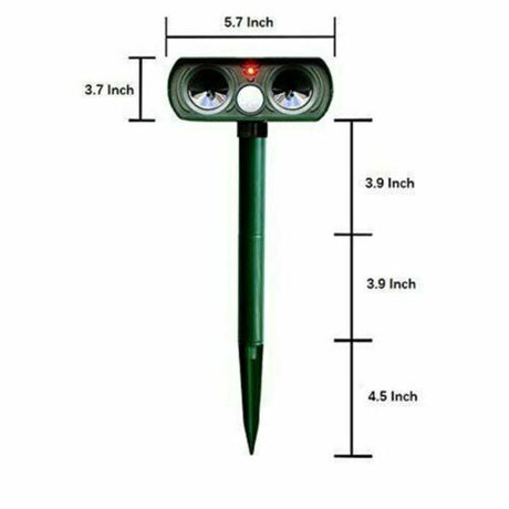 Solar Powered Animal Repeller  Motion Sensor Ultrasonic Defense - Product detail 6