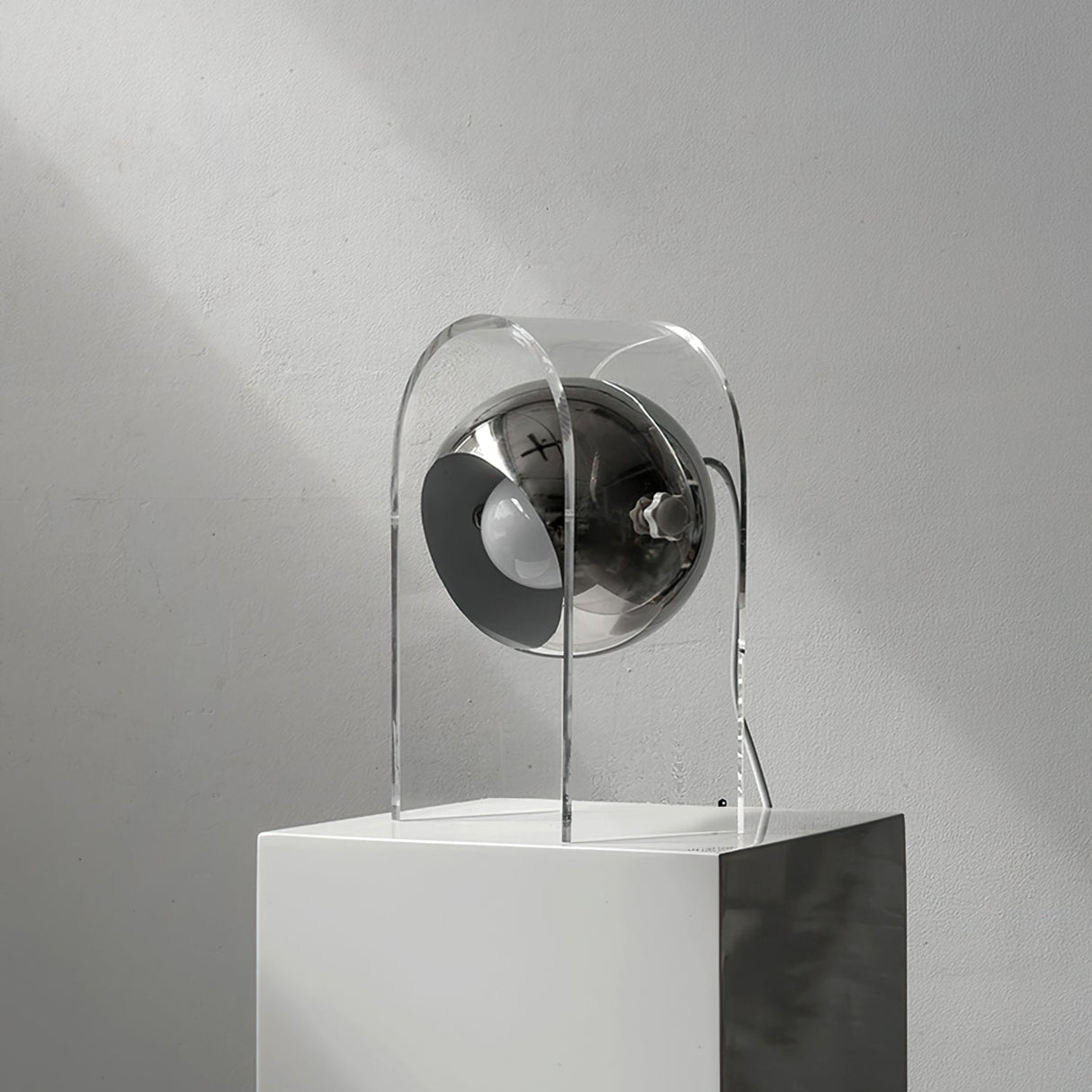 Modern Table Lamp  Touch Sensor White Steel Design - Product detail 8