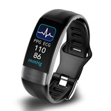 Health Monitoring Smart Bracelet  ECG Blood Pressure Tracker - Product showcase