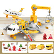 Educational Airport Playset  Interactive Vehicle Set with Accessories - Product showcase