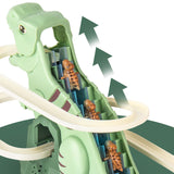 Interactive Dinosaur Track Set  LED Light Race Course With Climbing Cars - Product detail 4