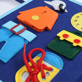 Educational Activity Book  Montessori Learning Toy with Fine Motor Skills Activities - Product example