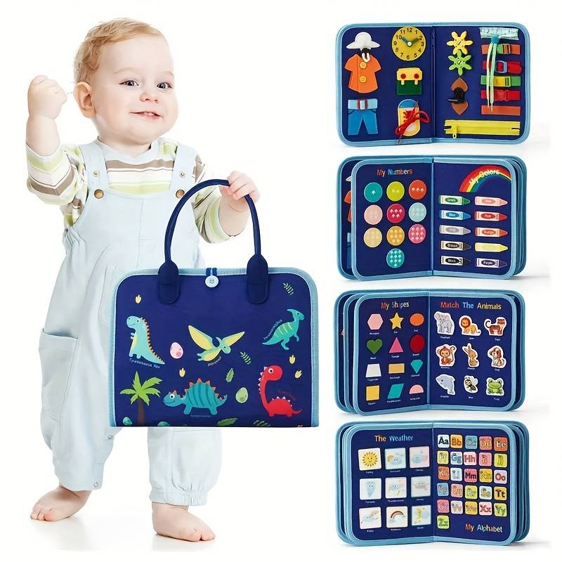 Educational Activity Book  Montessori Learning Toy with Fine Motor Skills Activities - Product detail 4