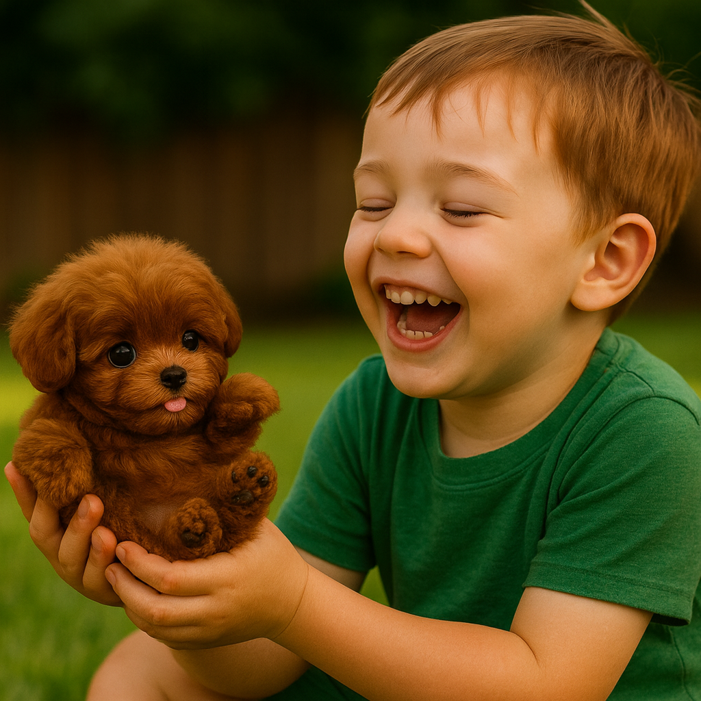 Interactive Pet Toy  Touch Responsive Plush Companion - Detailed view