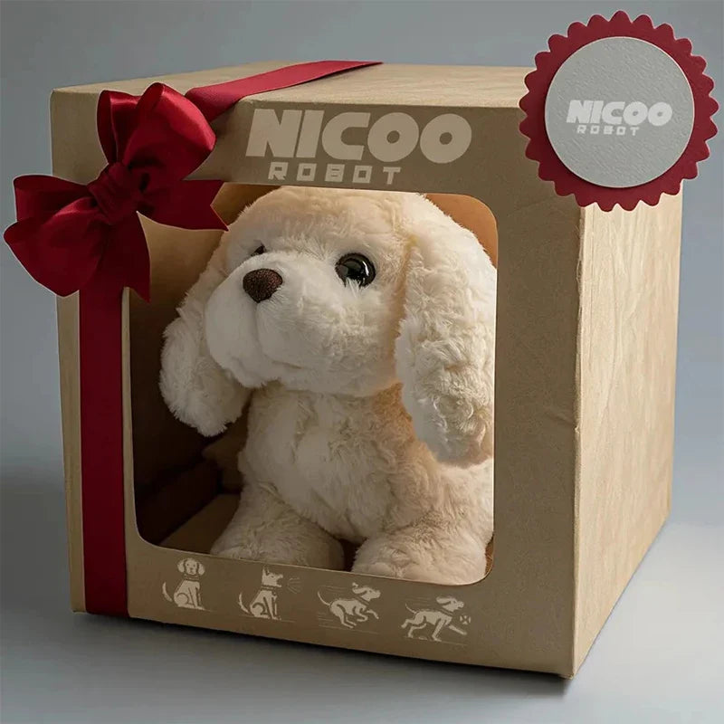 Interactive Plush Robot Dog  Lifelike AI Pet Companion - Product detail 7