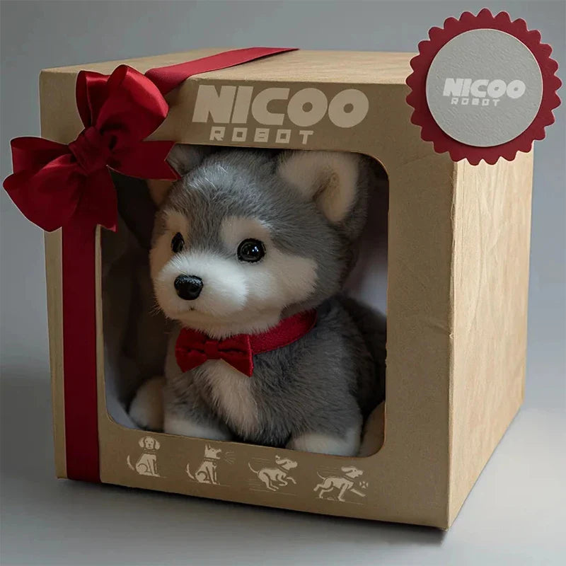 Interactive Plush Robot Dog  Lifelike AI Pet Companion - Product detail 8