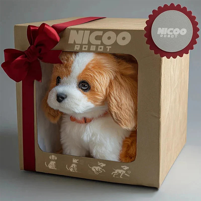 Interactive Plush Robot Dog  Lifelike AI Pet Companion - Product detail 9