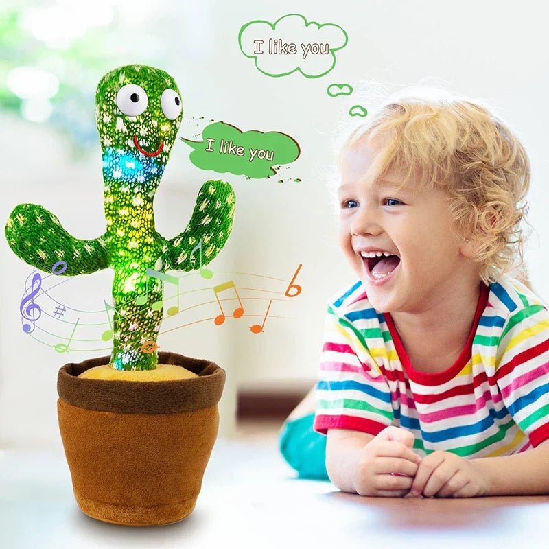 Dancing Cactus Night Light  Musical Interactive Kids Room Decor - Product detail 6