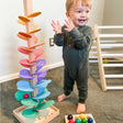 Wooden Rainbow Sound Tower  Educational Sensory Play Set - Product showcase