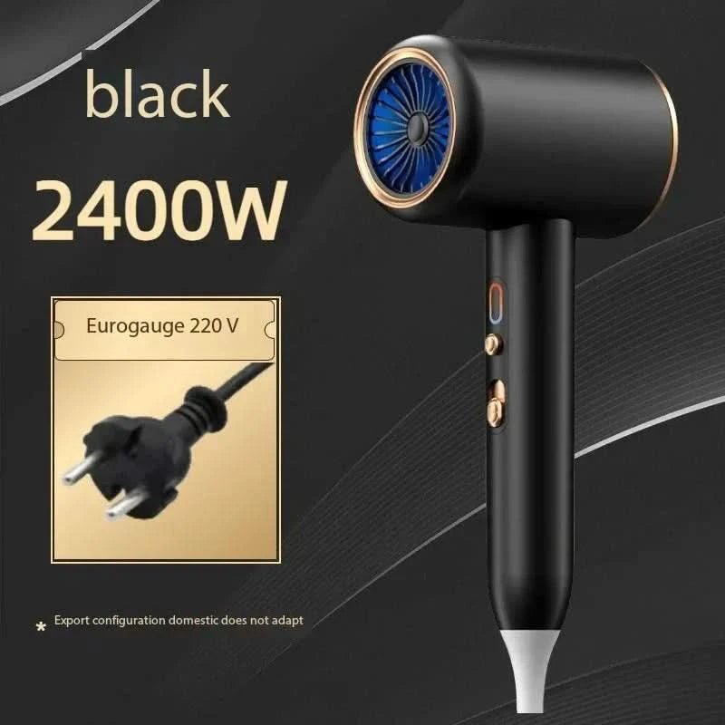 Professional Hair Dryer  2400W Ionic Technology Black Gold - Product detail 4