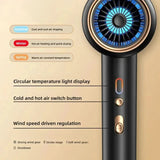 Professional Hair Dryer  2400W Ionic Technology Black Gold - Product detail 6