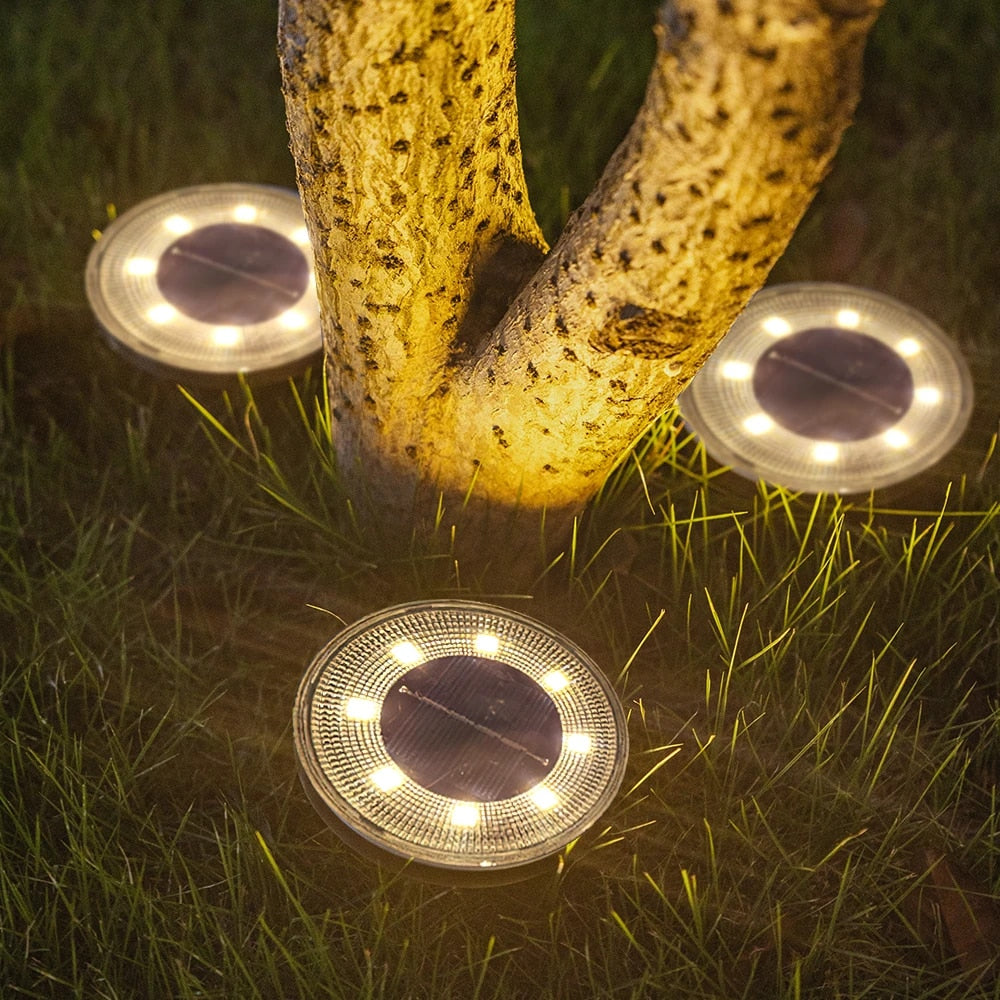 Solar Garden Lights  Warm LED Ground Illumination - Product detail 4