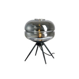 Modern Glass Table Lamp  Smokey Dome with Tripod Base - Product detail 20