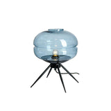 Modern Glass Table Lamp  Smokey Dome with Tripod Base - Product detail 22