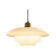 Art Deco Pendant Light  Layered Glass Shade Design - Product detail 16