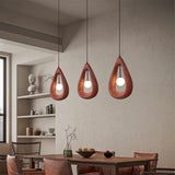 Modern Pendant Light  Teardrop Shape White Ceramic Design - Product detail 5