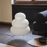 Japanese Rice Paper Floor Lamp  Tiered Lantern Design - Product example