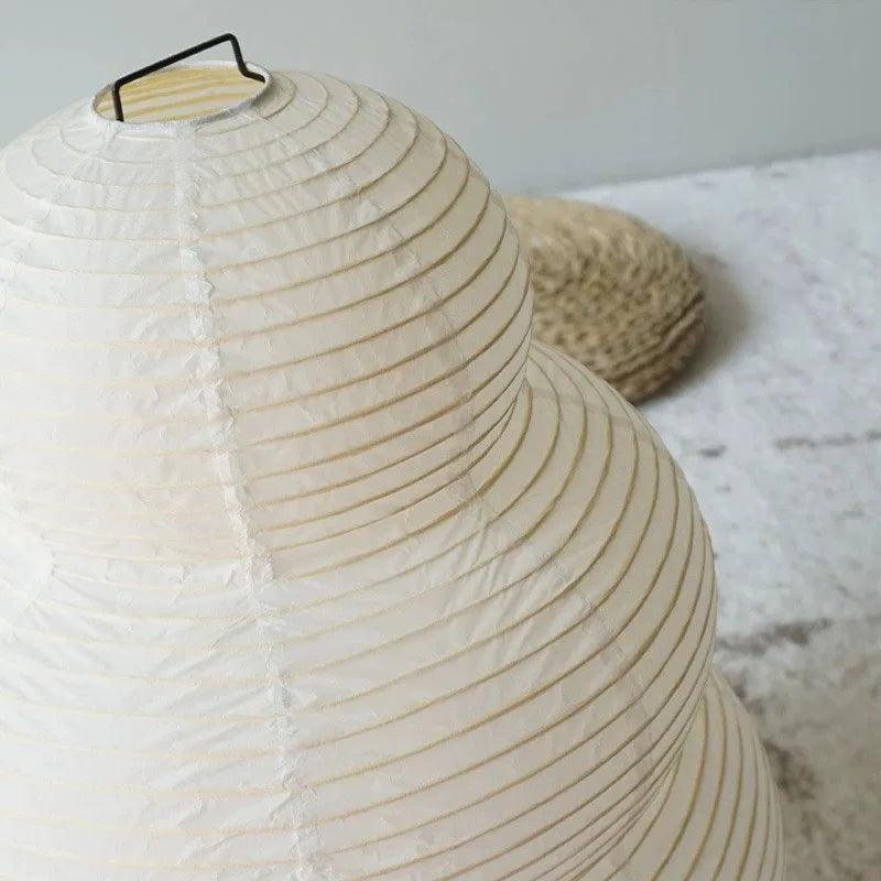 Japanese Rice Paper Floor Lamp  Triple-Tier Modern Design - Product detail 5