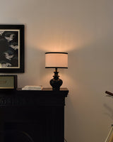 Ceramic Table Lamp  Black Base White Shade Design - Product detail 15