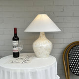 Mosaic Table Lamp  Mother of Pearl Shell Design - Product detail 9