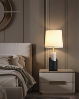 Modern Wall Sconce  Marble Base with Brass Accents - Product detail 7