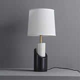 Modern Wall Sconce  Marble Base with Brass Accents - Product detail 10