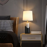Modern Wall Sconce  Marble Base with Brass Accents - Product example