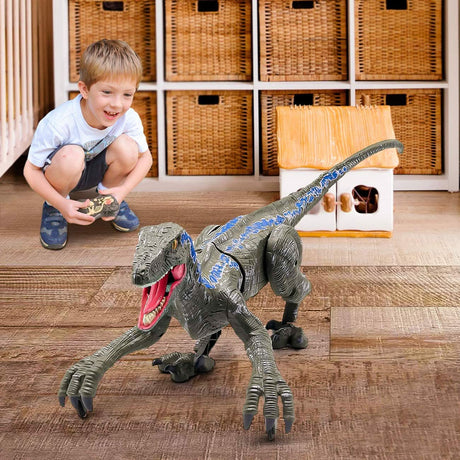 Remote Control T-Rex Dinosaur  Interactive Walking Toy with Lights and Sounds - Product detail 4