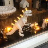 Dinosaur Table Lamp  LED Backlit T-Rex Design - Detailed view