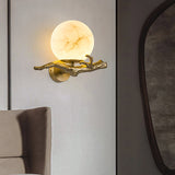 Modern Marble Wall Light  Brass Branch Design - Product detail 6