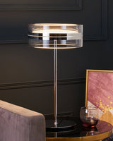 Modern Table Lamp  Clear Acrylic Cylinder Design - Product detail 5